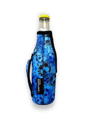 Blue Soccer 12oz Bottleneck Handler™ - Drink Handlers