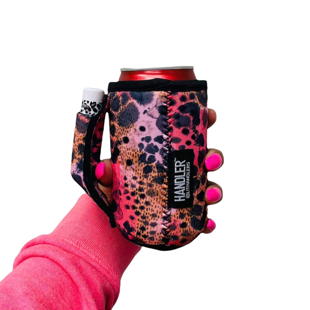Blushing Leopard 12oz Regular Can Handler™ - Drink Handlers