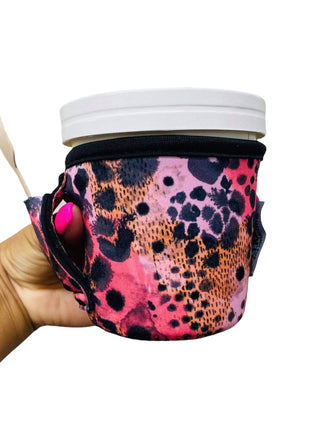 Blushing Leopard Pint Size Ice Cream Handler™ - Drink Handlers