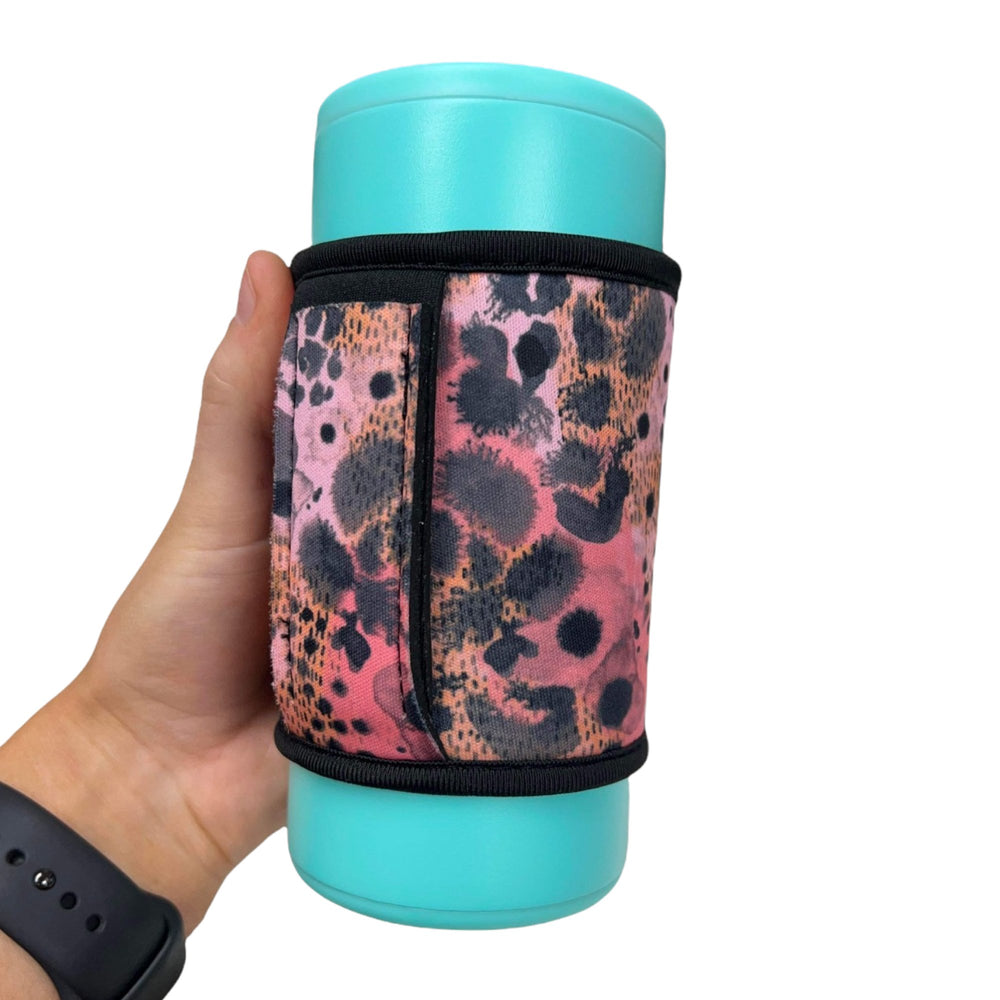 Blushing Leopard Small / Medium Bottomless Handler™ - Drink Handlers