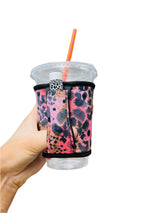 Blushing Leopard Small / Medium Bottomless Handler™ - Drink Handlers