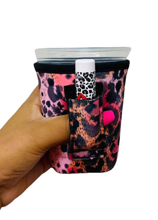 Blushing Leopard Small & Medium Coffee Handler™ - Drink Handlers
