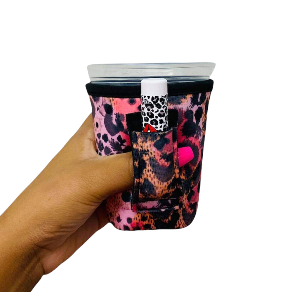 Blushing Leopard Small & Medium Coffee Handler™ - Drink Handlers