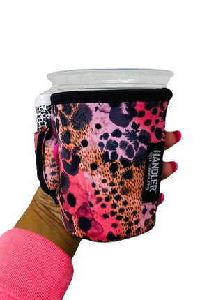 Blushing Leopard Small & Medium Coffee Handler™ - Drink Handlers