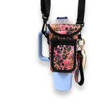 Blushing Leopard Wrap Around Drink Pocket *PREORDER* - Drink Handlers