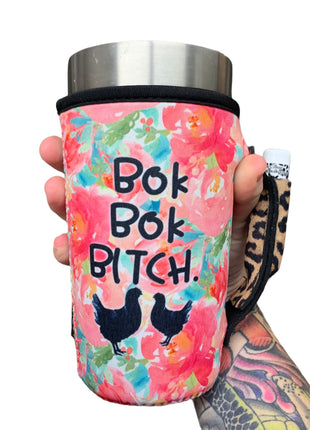 Bok Bok B**** 20oz Large Coffee / Tea / Tumbler Handler™ - Drink Handlers