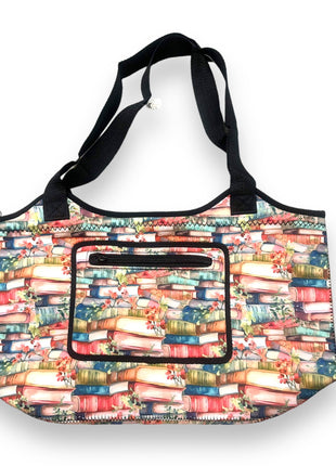 Books Neoprene Tote - Drink Handlers
