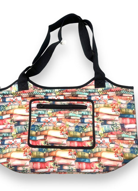 Books Neoprene Tote - Drink Handlers