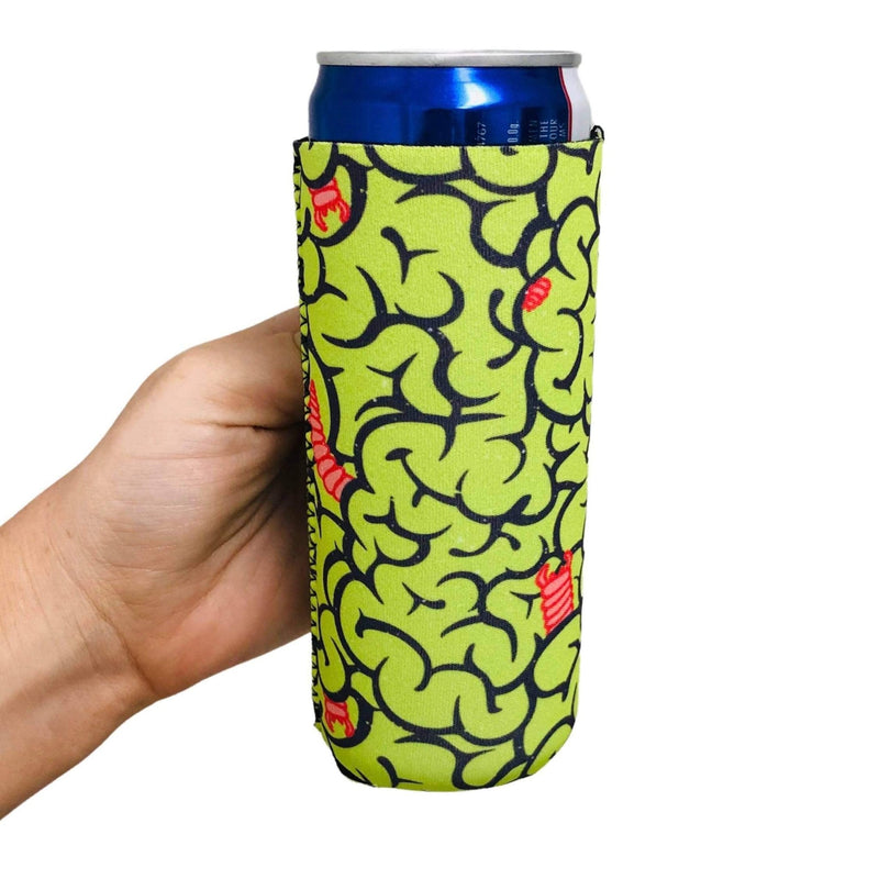 Brains 12oz Slim Can Sleeve - Drink Handlers