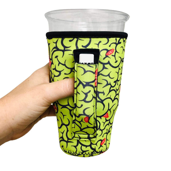 Brains 20oz Large Coffee / Tea / Tumbler Handler™ - Drink Handlers