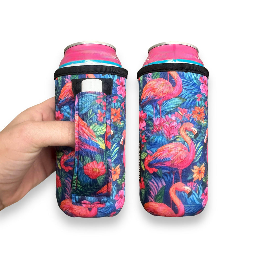 Bright Flamingo 16oz Can Handler™ - Drink Handlers