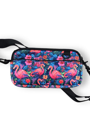 Bright Flamingo Cross Body Purse - Drink Handlers