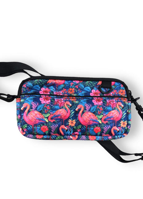 Bright Flamingo Cross Body Purse - Drink Handlers