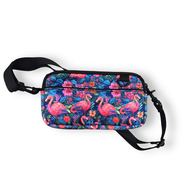 Bright Flamingo Cross Body Purse - Drink Handlers