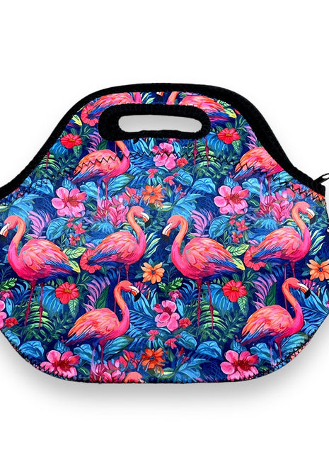 Bright Flamingo Lunch Bag Tote - Drink Handlers