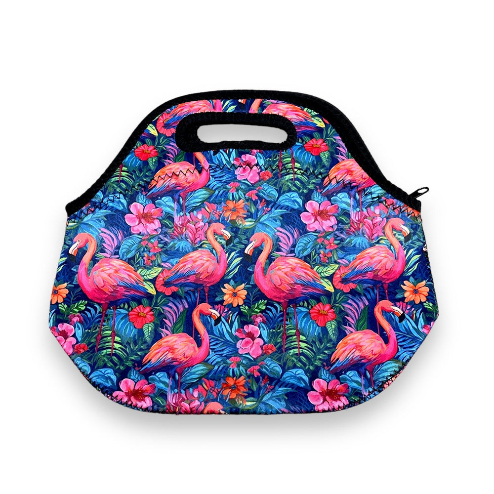 Bright Flamingo Lunch Bag Tote - Drink Handlers