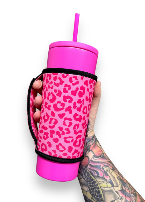 Bubble Gum Kitty Large / XL Bottomless Handler™ - Drink Handlers