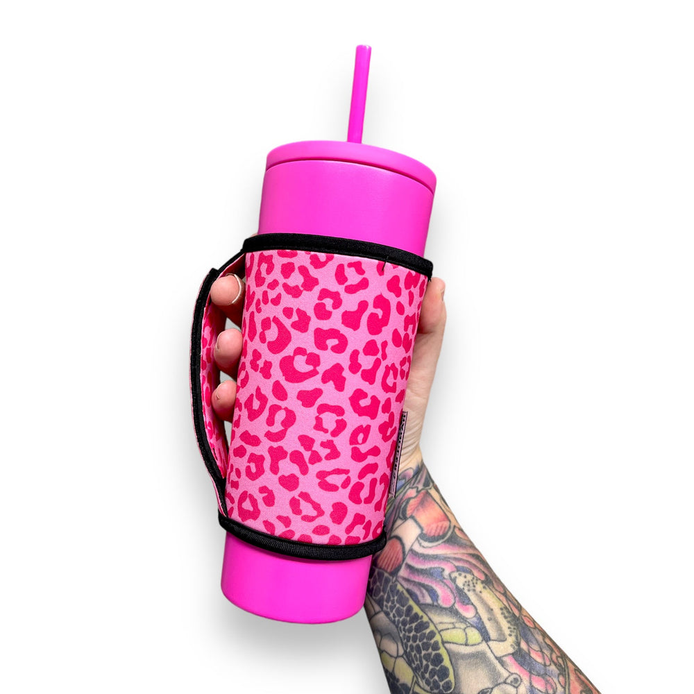 Bubble Gum Kitty Large / XL Bottomless Handler™ - Drink Handlers