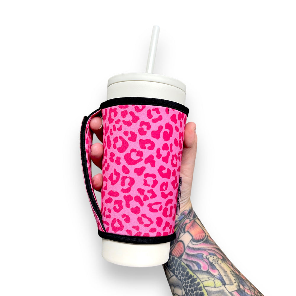 Bubble Gum Kitty Large / XL Bottomless Handler™ - Drink Handlers