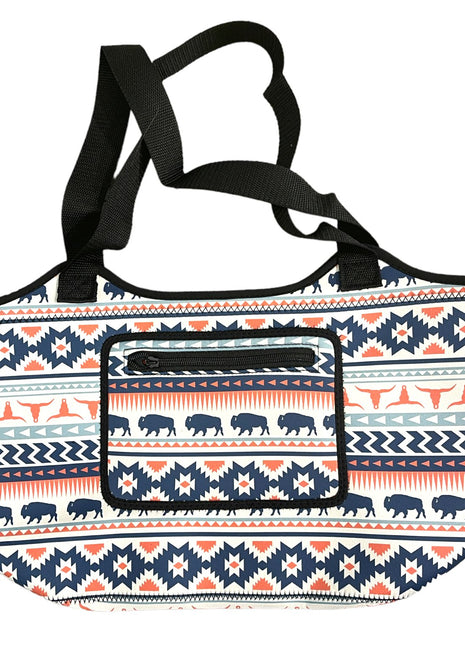 Buffalo Aztec Neoprene Beach Tote - Drink Handlers