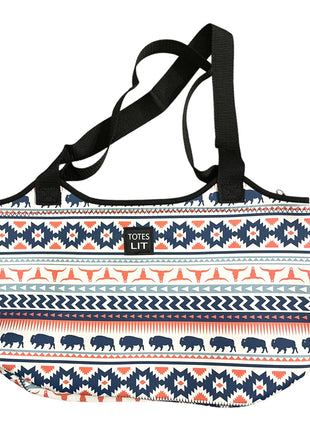 Buffalo Aztec Neoprene Beach Tote - Drink Handlers
