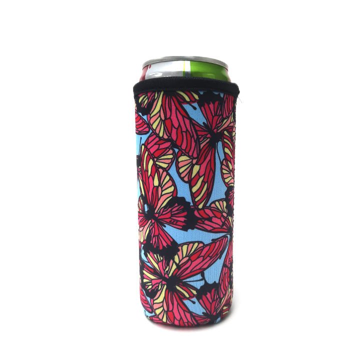 Butterfly 12oz Slim Can Sleeve- Limited Edition* - Drink Handlers