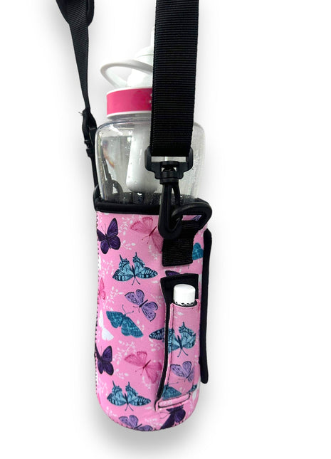 Butterfly 30-40oz Tumbler Handler™ With Carrying Strap - Drink Handlers