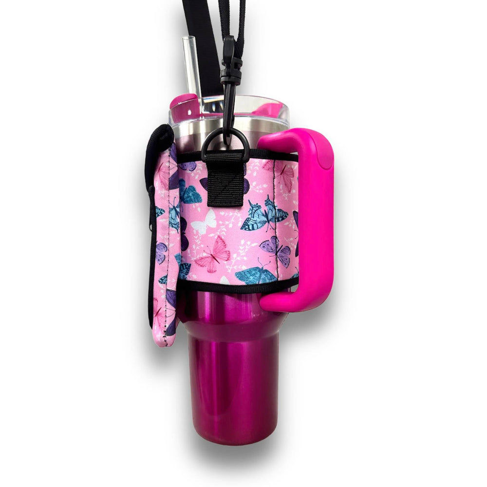 Butterfly Wrap Around Drink Pocket - Drink Handlers