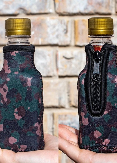 Camo 8oz Mini Bottleneck Cooler - Limited Edition* - Drink Handlers