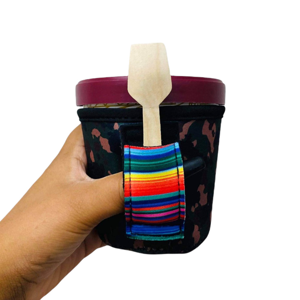 Camo w/ Serape Pint Size Ice Cream Handler™ - Drink Handlers