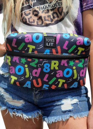 Chalkboard Letters Fanny Packin' Tote - Drink Handlers