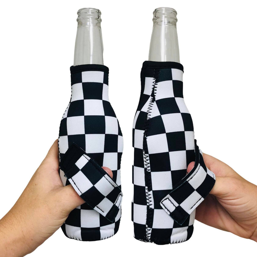 Checkerboard 12oz Bottleneck Handler™ - Drink Handlers