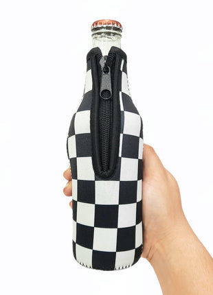 Checkerboard 12oz Bottleneck Handler™ - Drink Handlers