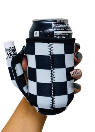 Checkerboard 12oz Regular Can Handler™ - Drink Handlers