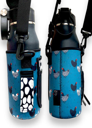 Chickens 30-40oz Tumbler Handler™ With Carrying Strap - Drink Handlers