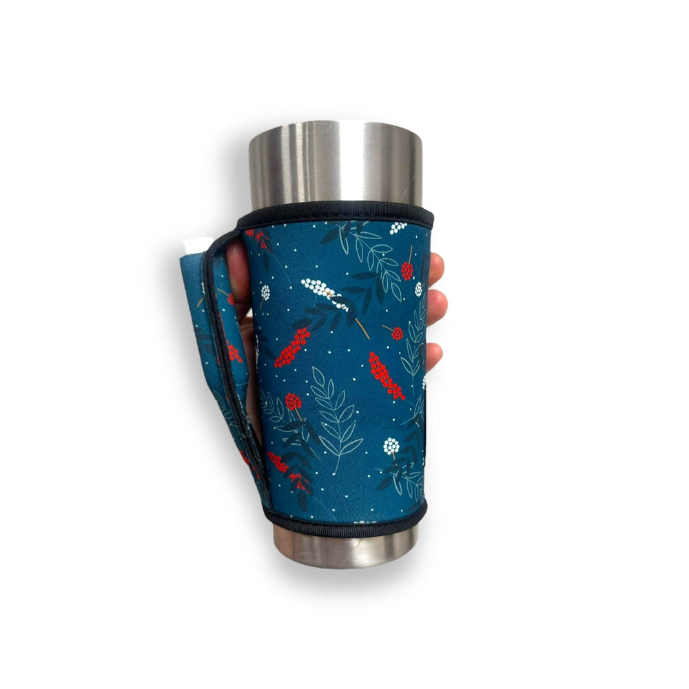 Christmas Holly Large / XL Bottomless Handler™ - Drink Handlers