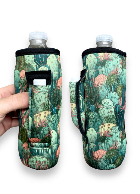 Coral Cactus 16-24oz Soda & Water Bottle / Tallboy Can Handler™ - Drink Handlers