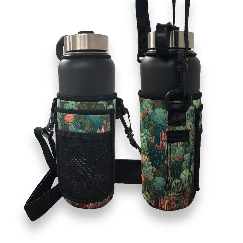 Coral Cactus 30-40oz Tumbler Handler™ With Carrying Strap - Drink Handlers