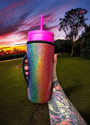 Cosmic Craze 30oz Tumbler Handler™ - Drink Handlers