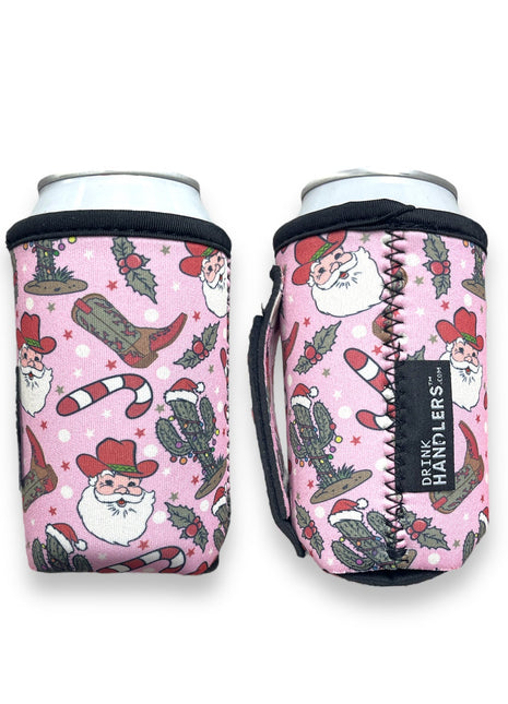 Cowboy Christmas 12oz Stubby Can Handler™ - Drink Handlers