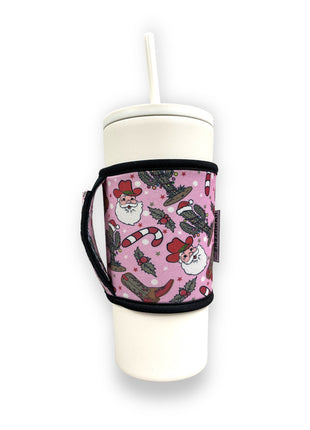Cowboy Santa Small / Medium Bottomless Handler™ - Drink Handlers