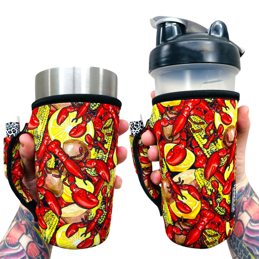 Crawfish Boil 20oz Large Coffee / Tea / Tumbler Handler™ - Drink Handlers