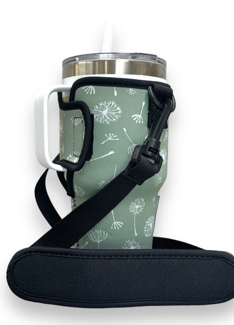 Dandelion 25-35oz Tumbler With Handle Sleeve - Drink Handlers