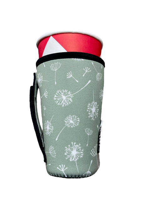 Dandelions 16oz PINT Glass / Medium Fountain Drinks and Hot Coffee Handlers™ - Drink Handlers