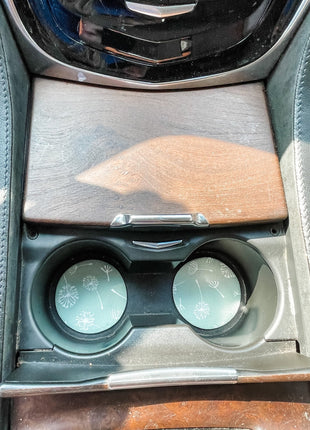 Dandelions Neoprene Car Coasters - Drink Handlers