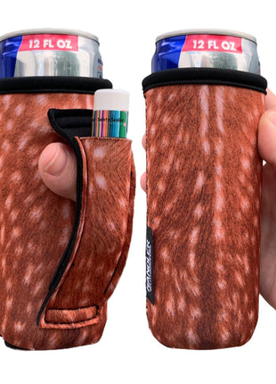 Deer Hide 12oz Slim Can Handler™ - Drink Handlers