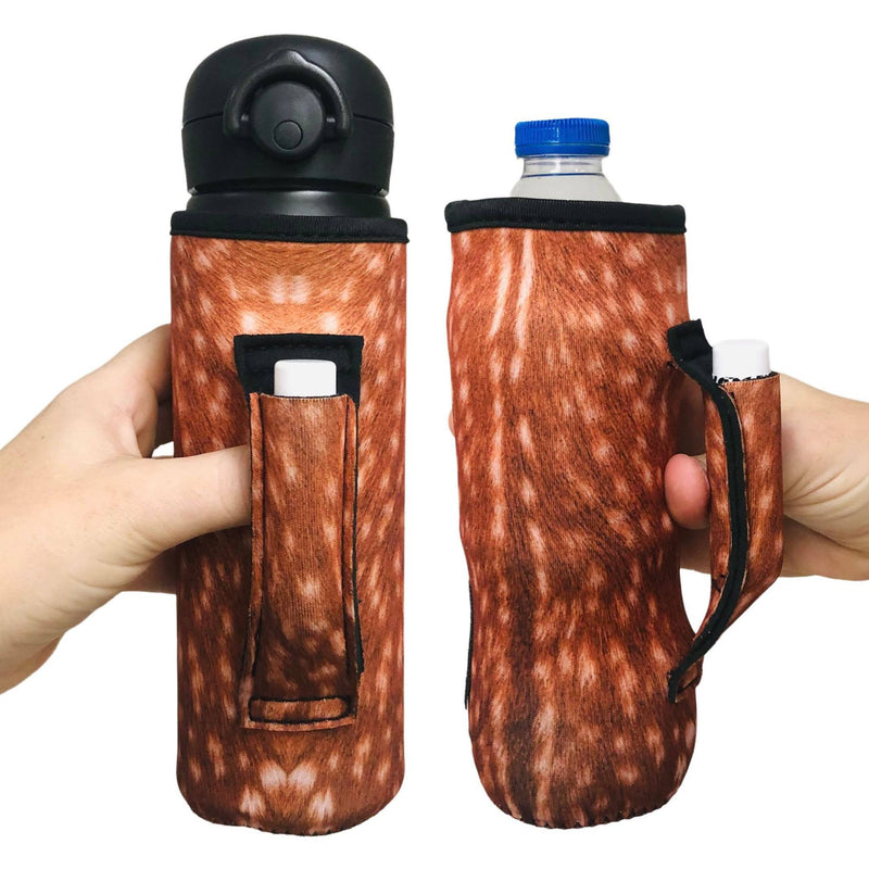 Deer Hide 16-24oz Water Bottle Handler™ - Drink Handlers