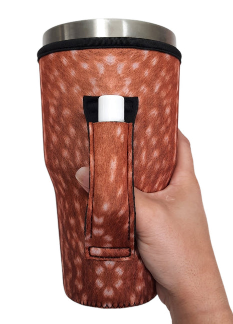 Deer Hide 30oz Tumbler Handler™ - Drink Handlers
