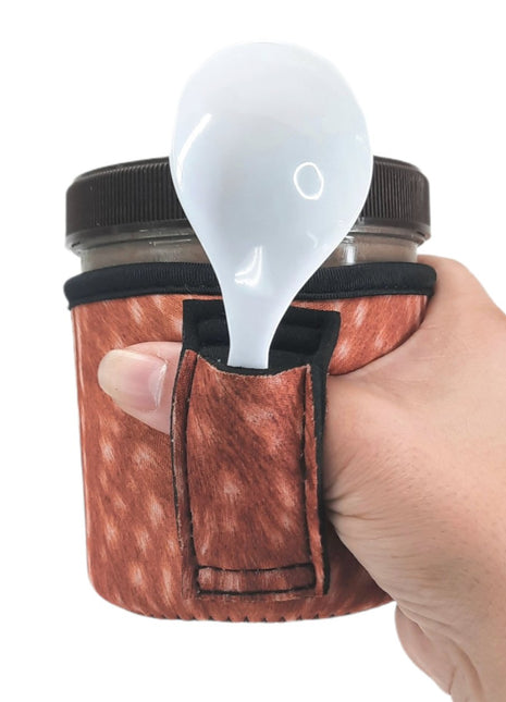 Deer Hide Pint Size Ice Cream Handler™ - Drink Handlers