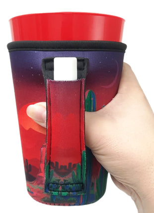 Desert Cactus 16oz PINT Glass / Medium Fountain Drinks and Tumbler Handlers™ - Drink Handlers